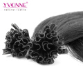 Black Color U Tip Remy Hair Extensions